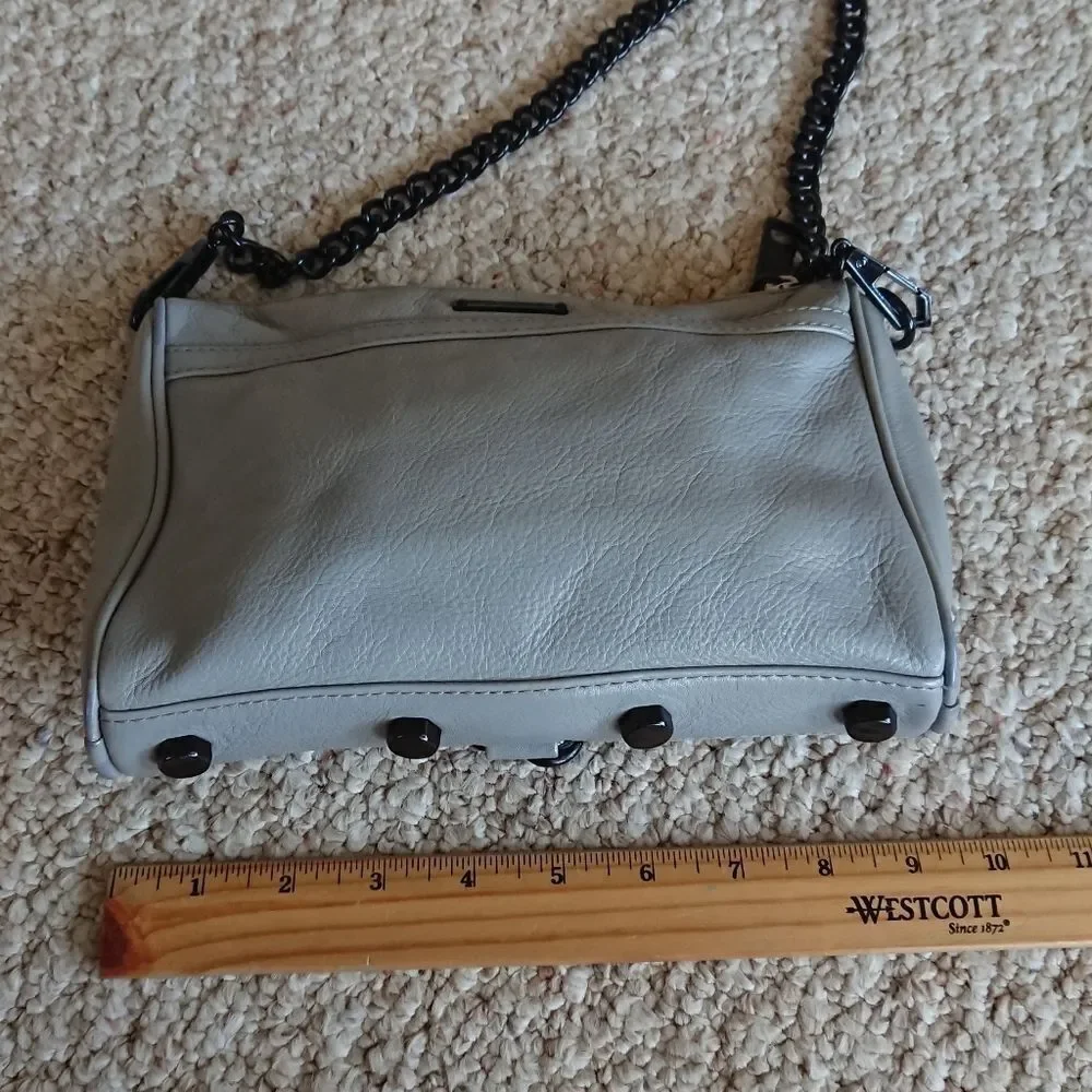 Rebecca Minkoff Grey M.A.C Studded Crossbody Bag